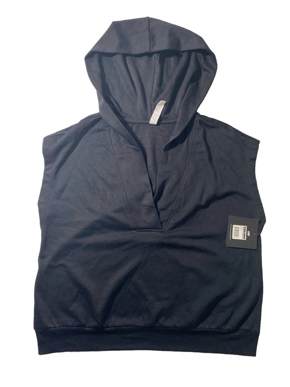 NEW Size XL - Women's Cycle House Sleeveless Hoodie Polyester Blend Black
